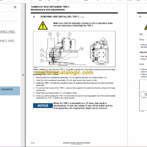 Sandvik DD421-60C Drilling Rig Full Documents (Service, Operator, Maintenance Manual and Parts Catalog) [113D34684]
