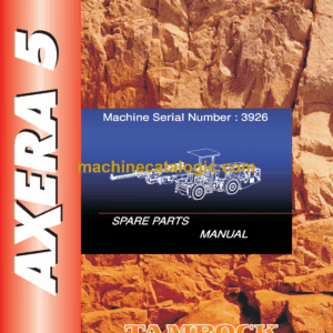 Sandvik Axera 5-126 Drill Rig Parts Manual (3926)