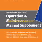 Doosan DX225LL, DX300LL, DX300LL-3, DX225LL-5, DX300LL-5 Forestry Cab - Side Entry Operation and Maintenance Manual Supplement (Serial Number AV3E00101, B3BH00101, B3YR00101 and Up)