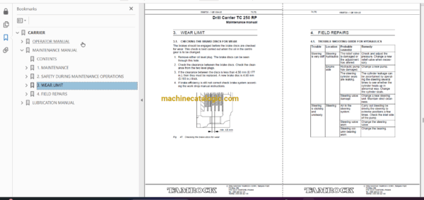 Sandvik Axera D07 RP-112 Full Documents (Service, Operator, Maintenance Manual and Parts Catalog) [104D6050] - Image 3