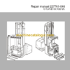 BT C15, VCE150, VCE125 Very Narrow Aisle Truck Repair Manual