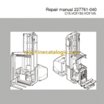 BT C15, VCE150, VCE125 Very Narrow Aisle Truck Repair Manual