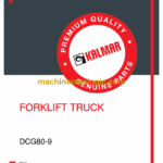 Kalmar DCG 80-9 Forklift Truck Spare Parts Catalogue