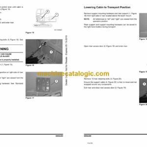 Doosan DX225LL, DX300LL, DX300LL-3, DX225LL-5, DX300LL-5 Forestry Cab Operation and Maintenance Manual Supplement