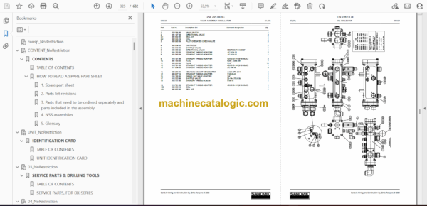Sandvik DX680 Drill Rig Parts Manual (109T14334-1) - Image 2