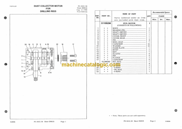 Ingersoll Rand ECM660-2 Crawler Drilling Machine Parts Manual (Y009127A0) - Image 4