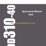 Sandvik DD310-40 Drill Rig Parts Manual (4645)