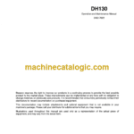 Daewoo DH130 Excavator Operation and Maintenance Manual (2022-7022)