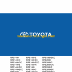 BT RRE140H, RRE140HC, RRE140HCC, RRE140HE, RRE140HEC, RRE140HECC, RRE160H, RRE160HC, RRE160HCC, RRE160HE, RRE160HEC, RRE160HECC, RRE160HR, RRE180H, RRE180HC, RRE180HCC, RRE180HE, RRE180HEC, RRE180HECC, RRE200H, RRE200HC, RRE200HCC, RRE200HE, RRE200HEC, RRE200HECC, RRE250H, RRE250HC, RRE250HCC, RRE250HE, RRE250HEC Reach Truck Repair Manual