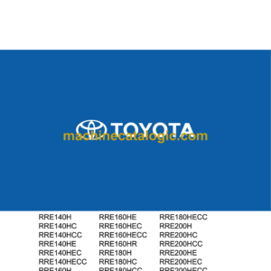 BT RRE140H, RRE140HC, RRE140HCC, RRE140HE, RRE140HEC, RRE140HECC, RRE160H, RRE160HC, RRE160HCC, RRE160HE, RRE160HEC, RRE160HECC, RRE160HR, RRE180H, RRE180HC, RRE180HCC, RRE180HE, RRE180HEC, RRE180HECC, RRE200H, RRE200HC, RRE200HCC, RRE200HE, RRE200HEC, RRE200HECC, RRE250H, RRE250HC, RRE250HCC, RRE250HE, RRE250HEC Reach Truck Repair Manual