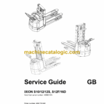 BT IXION S10, S12, S12S, S12F, S16D Pedestrian Stacker Service Guide