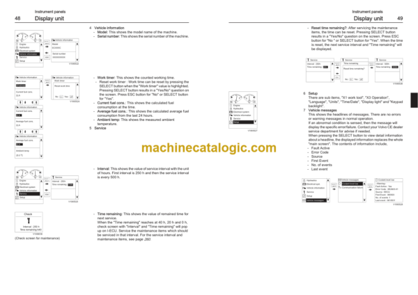 Volvo EC240C, EC290C Excavator Operators Manual - Image 2