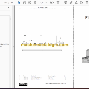 Sandvik Pantera DP1500i Drill Rig Parts Manual (52204)