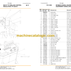 Sandvik DD310-40 Drill Rig Parts Manual (4645)
