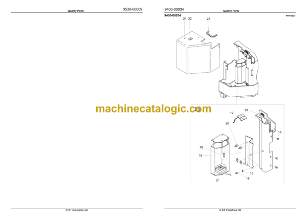 BT PPH 1600 MX - C030325-1 Pedestrian Stacker Quality Parts Manual - Image 3