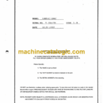 Ingersoll Rand LMEAC-500C Crawler Drilling Rig Parts Manual (T-52417D)