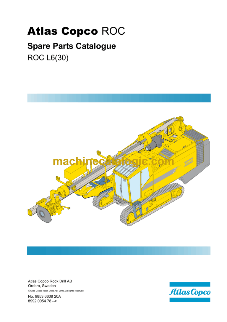 Atlas Copco L6(30) ROC Parts Manual