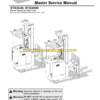 BT RTX35, RTX45, RTX30DR Stand-Up Rider Forklift Master Service Manual