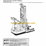 BT SN, SR Forklift Repair Manual