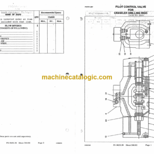 Ingersoll Rand LMEAC-500C Crawler Drilling Rig Parts Manual (T-52417D)