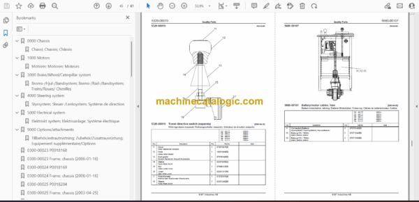 BT 602-TT, 608-TT, 609-TT, 610-TT, 612-TT, 620-TT Tow Tractor Quality Parts Manual - Image 2