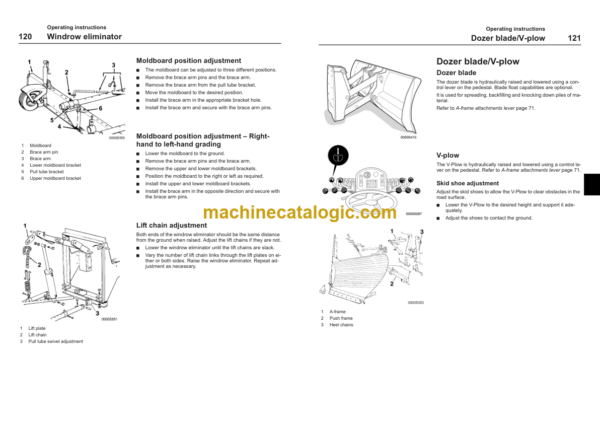 Volvo G710B, G720B, G730B, G740B, G780B, G726B, G746B Motor Grader Operators Manual - Image 4