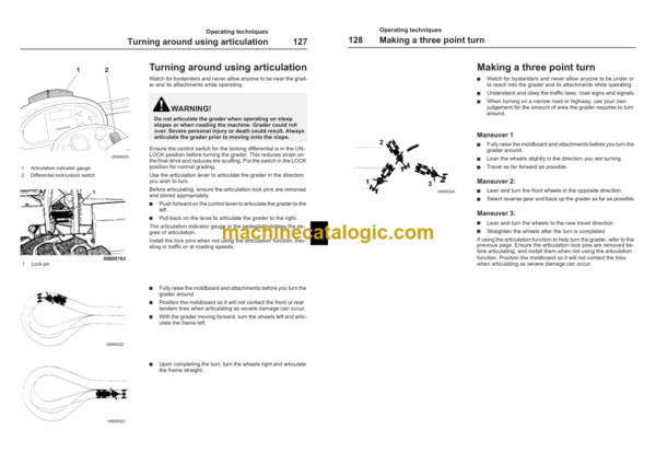 Volvo G710B, G720B, G730B, G740B, G780B, G726B, G746B Motor Grader Operators Manual - Image 3