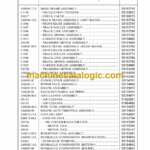 Ingersoll Rand ECM660-3 Crawler Drilling Machine Parts Manual (Y009206BA)