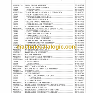 Ingersoll Rand ECM660-3 Crawler Drilling Machine Parts Manual (Y009206BA)