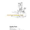 BT S12S Pedestrian Stacker Quality Parts Manual
