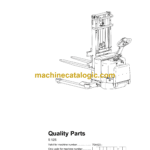 BT S12S Pedestrian Stacker Quality Parts Manual