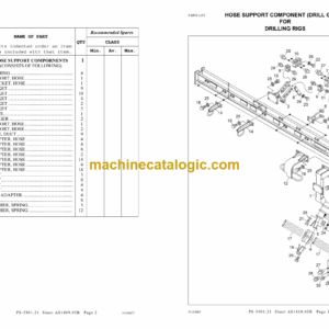 Ingersoll Rand ECM660-3 Crawler Drilling Machine Parts Manual (Y009206BA)