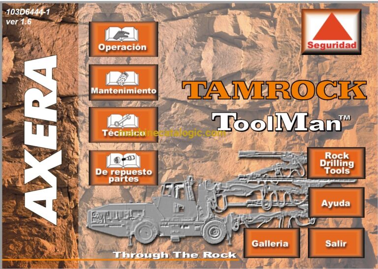 Sandvik Axera T07S-260C Full Documents (Service, Operator, Maintenance Manual and Parts Catalog) [103D6444]