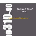 Sandvik DD310-40 Drill Rig Parts Manual (4407)