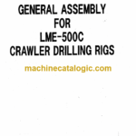 Ingersoll Rand LME500C Crawler Drilling Rigs Parts Manual