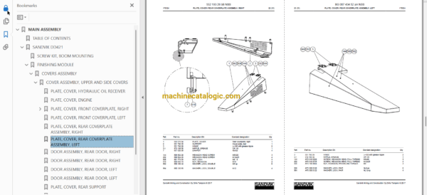 Sandvik DD421-60C Drilling Rig Full Documents (Service, Operator, Maintenance Manual and Parts Catalog) [117D41977] - Image 4