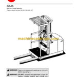 BT OE35 Electric Pallet Truck Master Service Manual