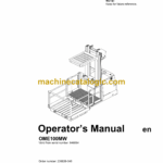 BT OME100MW Order Picker Operators Manual