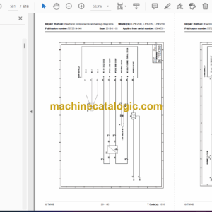 BT LPE200, LPE220, LPE250 Electric Pallet Truck Repair Manual