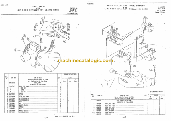 Ingersoll Rand LME500C Crawler Drilling Rigs Parts Manual - Image 4