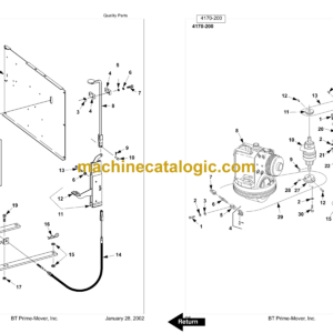 BT OE35 Electric Pallet Truck Master Service Manual