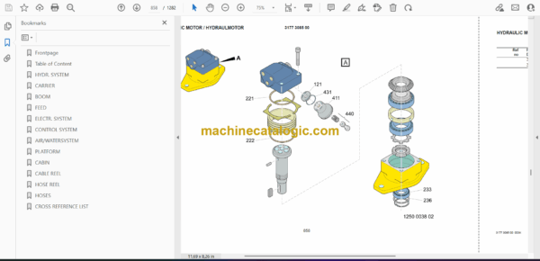 Atlas Copco WL3C Rocket Boomer Parts Manual - Image 2