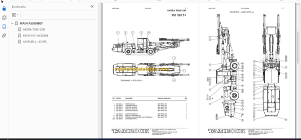 Sandvik Axera T08S-290C Full Documents (Service, Operator, Maintenance Manual and Parts Catalog) [103D6176] - Image 4