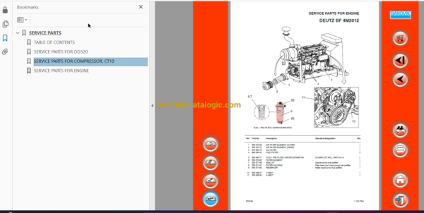 Sandvik DD320-40 Drilling Rig Full Documents (Service, Operator, Maintenance Manual and Parts Catalog) [110D17460] - Image 4