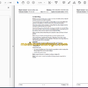 BT RRE120B, RRE140B, RRE160B Reach Truck Repair Manual