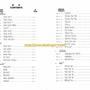 Furukawa HCR12S Series Drill Rig Parts Manual