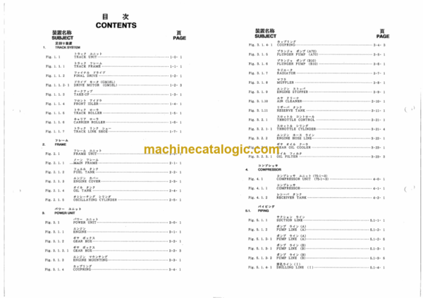 Furukawa HCR12S Series Drill Rig Parts Manual - Image 2