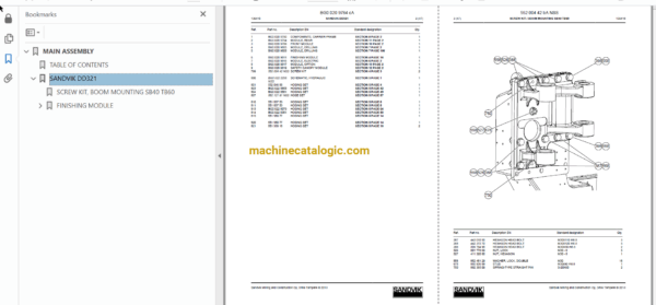 Sandvik DD321-40 Drilling Rig Full Documents (Service, Operator, Maintenance Manual and Parts Catalog) [113D30197] - Image 4