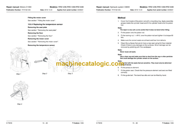 BT RRE120B, RRE140B, RRE160B Reach Truck Repair Manual - Image 3