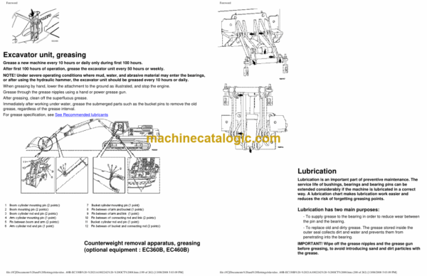 Volvo EC460B, EC360B, EC330B Excavator Operators Manual - Image 4